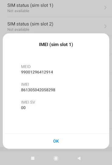 How can I find out the IMEI code of my phone?